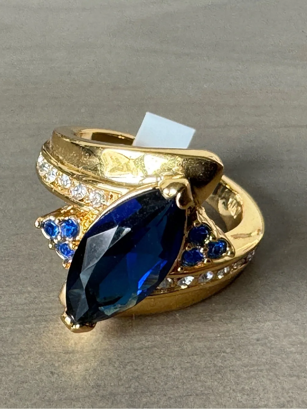 Blue Sapphire Cocktail Ring